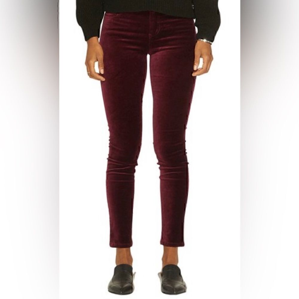NWT Silver Jeans Co. | Cherry Velvet Aiko Skinny Jeans Size 25